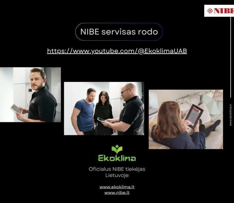 NIBE serviso video instrukcijos - Jūsų patogumui vienoje vietoje!