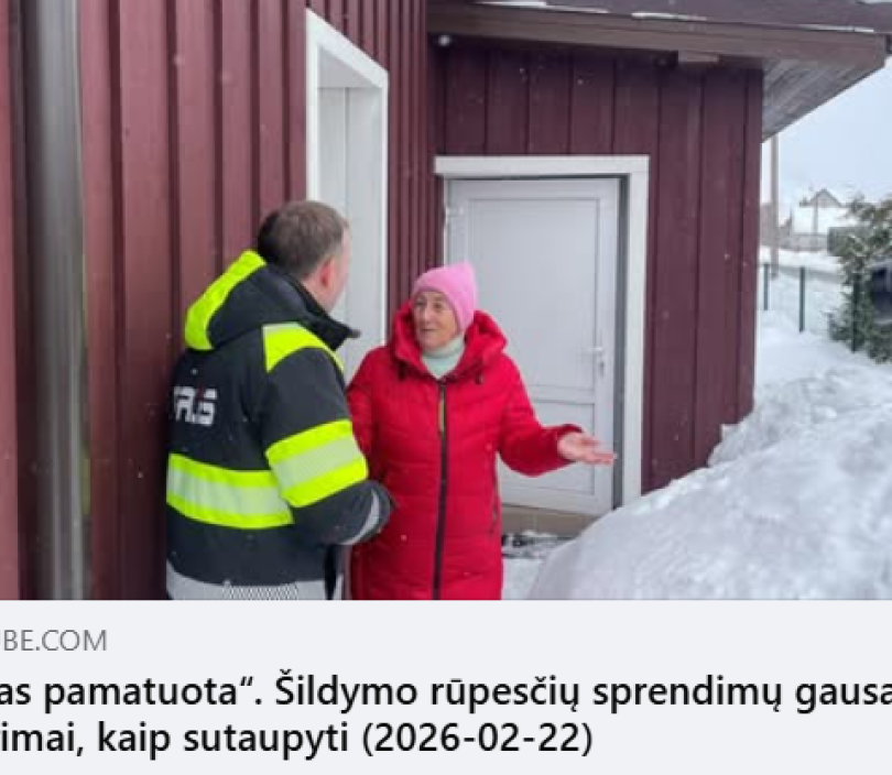 NIBE - Jūsų komforto garantas (net giliausią žiemą)!